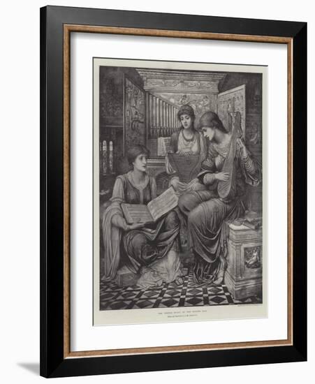 The Gentle Music of the Bygone Day-John Melhuish Strudwick-Framed Giclee Print