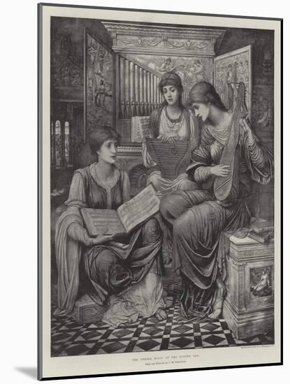 The Gentle Music of the Bygone Day-John Melhuish Strudwick-Mounted Giclee Print