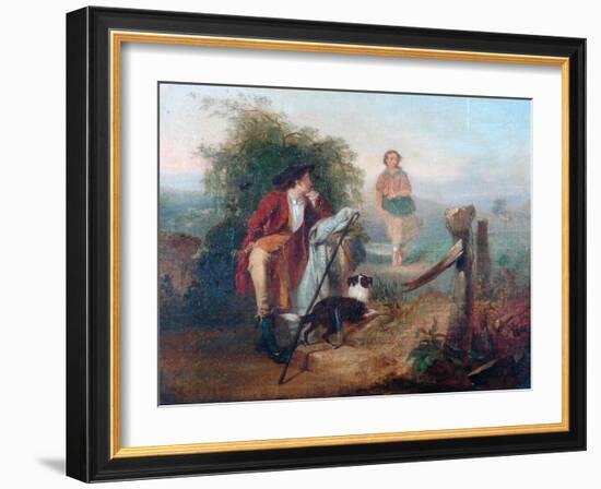 The Gentle Shepherd-Alexander Johnston-Framed Giclee Print