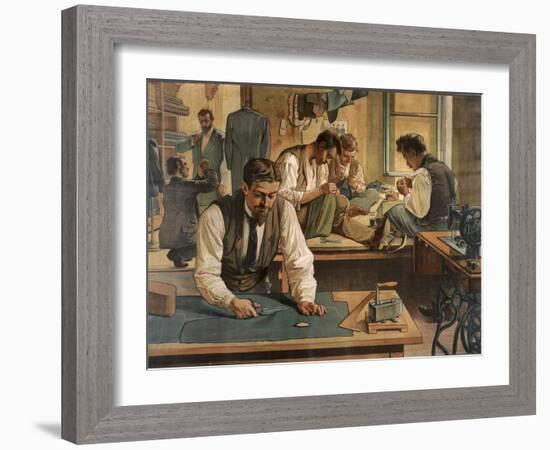 The Gentleman's Tailor, School Poster-null-Framed Giclee Print