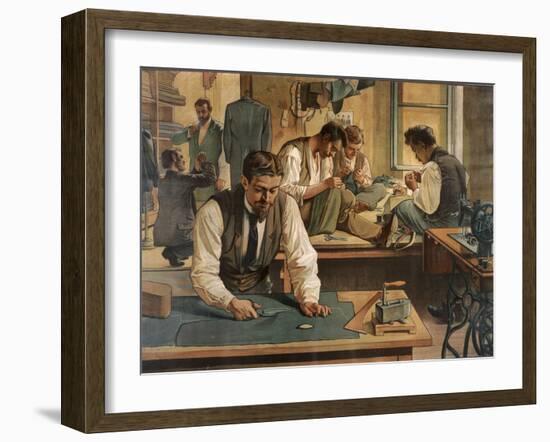 The Gentleman's Tailor, School Poster-null-Framed Giclee Print