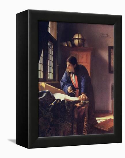 The Geographer, 1668-1669-Johannes Vermeer-Framed Premier Image Canvas