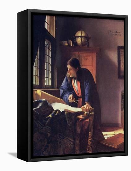 The Geographer, 1668-1669-Johannes Vermeer-Framed Premier Image Canvas