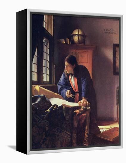 The Geographer, 1668-1669-Johannes Vermeer-Framed Premier Image Canvas