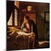 'The Geographer', 1669, (1911)-Jan Vermeer-Mounted Giclee Print