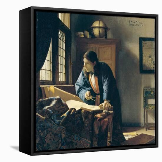 The Geographer-Johannes Vermeer-Framed Premier Image Canvas