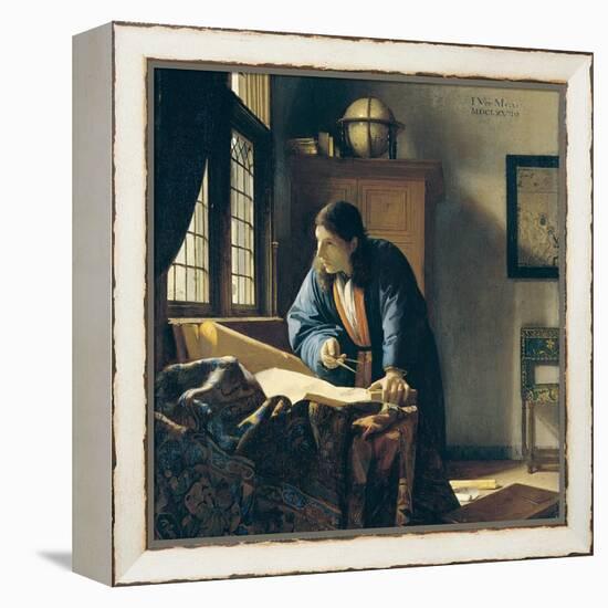 The Geographer-Johannes Vermeer-Framed Premier Image Canvas