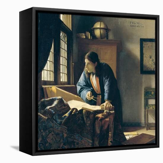 The Geographer-Johannes Vermeer-Framed Premier Image Canvas