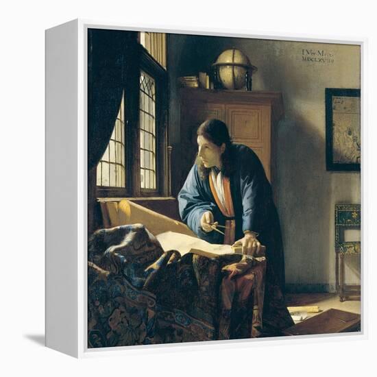 The Geographer-Johannes Vermeer-Framed Premier Image Canvas