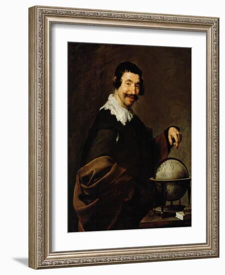 The Geographer-Diego Velazquez-Framed Giclee Print