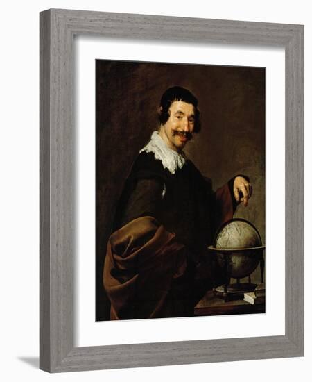 The Geographer-Diego Velazquez-Framed Giclee Print