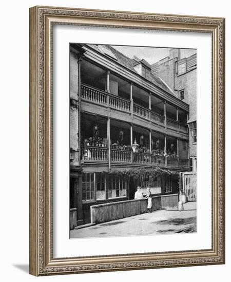 The 'George, 17th Century Inn, Southwark, London, 1926-1927-McLeish-Framed Giclee Print