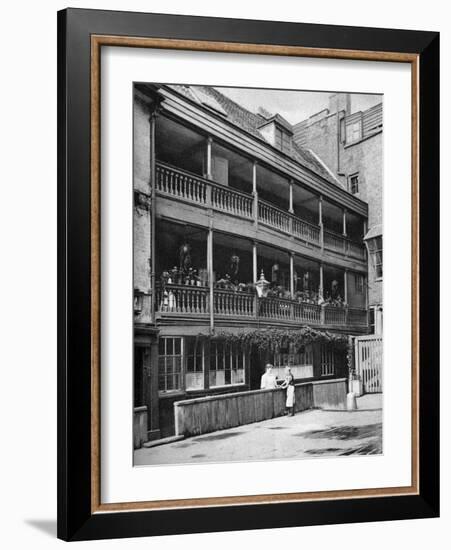 The 'George, 17th Century Inn, Southwark, London, 1926-1927-McLeish-Framed Giclee Print