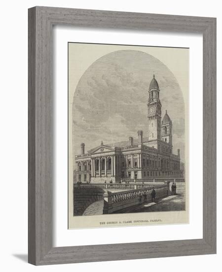 The George a Clark Townhall, Paisley-Frank Watkins-Framed Giclee Print