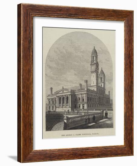 The George a Clark Townhall, Paisley-Frank Watkins-Framed Giclee Print