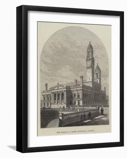The George a Clark Townhall, Paisley-Frank Watkins-Framed Giclee Print