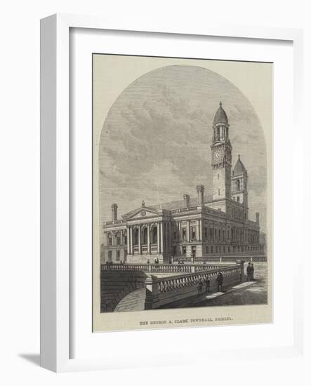 The George a Clark Townhall, Paisley-Frank Watkins-Framed Giclee Print