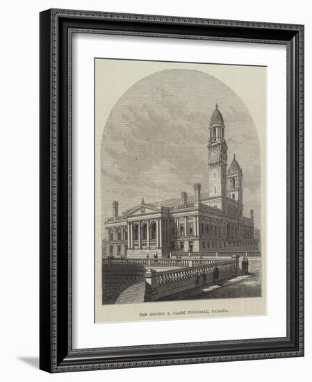 The George a Clark Townhall, Paisley-Frank Watkins-Framed Giclee Print