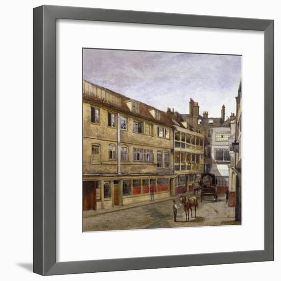 The George Inn, Borough High Street, Southwark, London, 1880-John Crowther-Framed Giclee Print