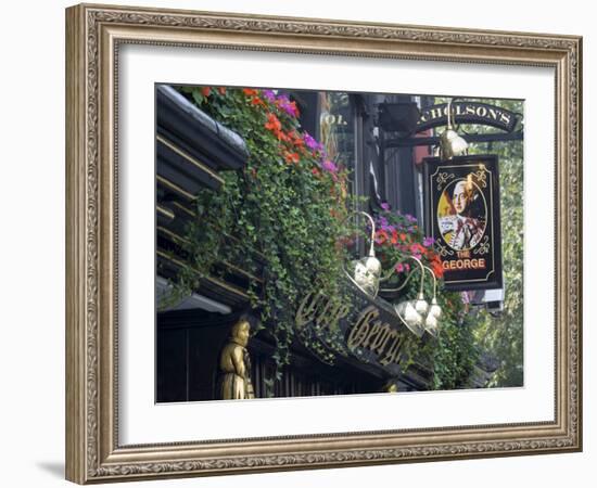 The George Pub, Strand, London, England, United Kingdom-Charles Bowman-Framed Photographic Print