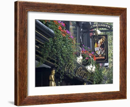 The George Pub, Strand, London, England, United Kingdom-Charles Bowman-Framed Photographic Print