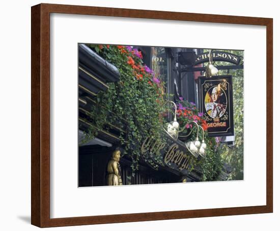 The George Pub, Strand, London, England, United Kingdom-Charles Bowman-Framed Photographic Print