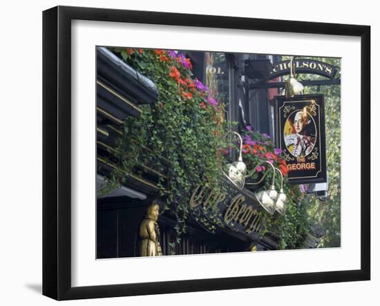 The George Pub, Strand, London, England, United Kingdom-Charles Bowman-Framed Photographic Print