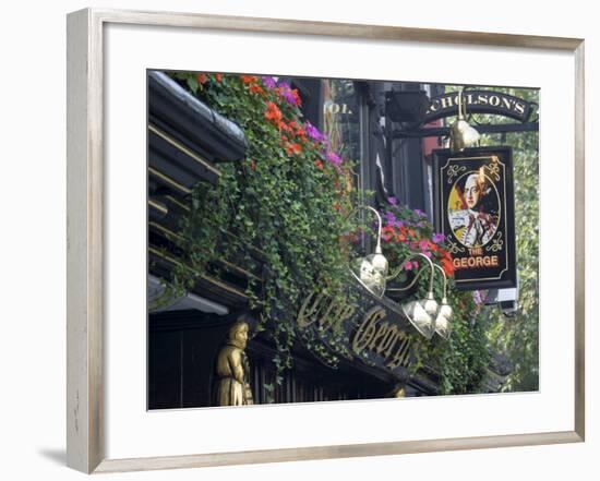 The George Pub, Strand, London, England, United Kingdom-Charles Bowman-Framed Photographic Print