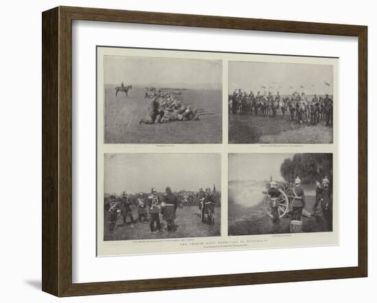 The German Army Manoeuvres in Westphalia-null-Framed Giclee Print