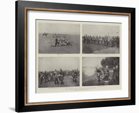 The German Army Manoeuvres in Westphalia-null-Framed Giclee Print