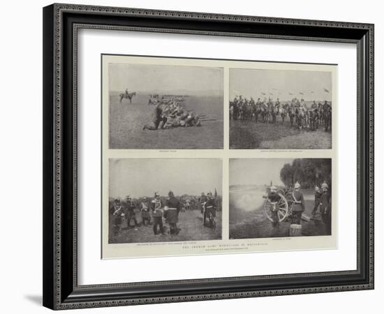 The German Army Manoeuvres in Westphalia-null-Framed Giclee Print