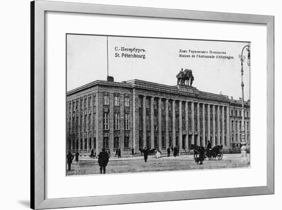 The German Embassy in Petersburg-null-Framed Giclee Print