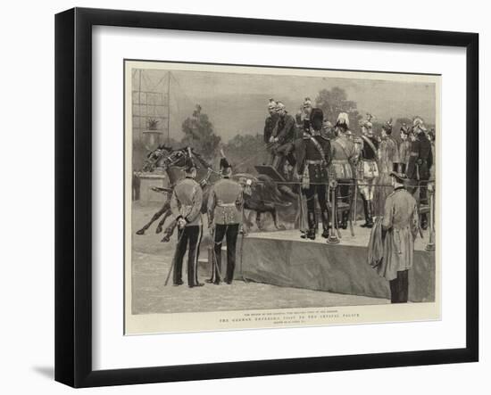 The German Emperor's Visit to the Crystal Palace-Frank Dadd-Framed Giclee Print