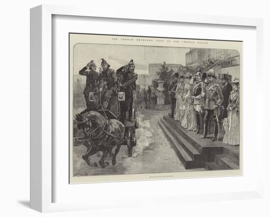 The German Emperor's Visit to the Crystal Palace-William Heysham Overend-Framed Giclee Print