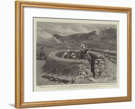 The German Emperor Shooting over the Wemmersgill Moors-Joseph Nash-Framed Giclee Print