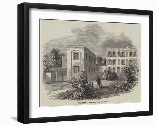 The German Hospital and Grounds-null-Framed Giclee Print