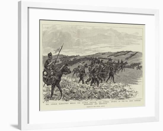 The German Manoeuvres before the German Emperor-null-Framed Giclee Print