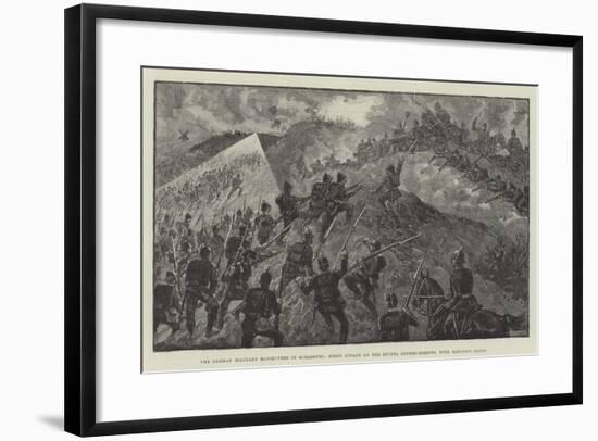 The German Military Manoeuvres in Schleswig-null-Framed Giclee Print