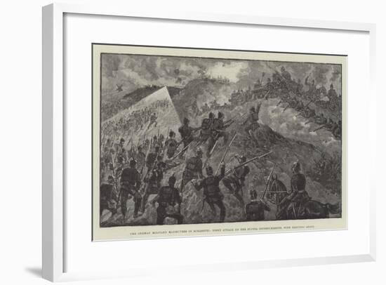 The German Military Manoeuvres in Schleswig-null-Framed Giclee Print