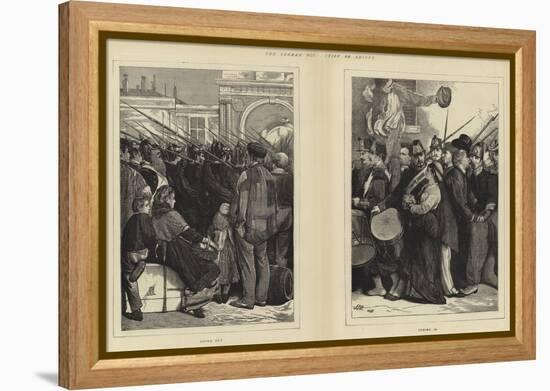 The German Occupation of Amiens-Sir James Dromgole Linton-Framed Premier Image Canvas