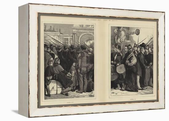 The German Occupation of Amiens-Sir James Dromgole Linton-Framed Premier Image Canvas