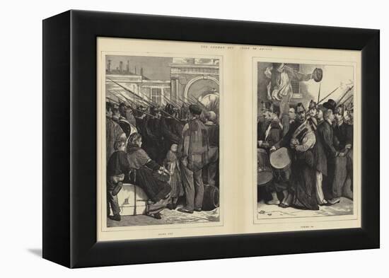 The German Occupation of Amiens-Sir James Dromgole Linton-Framed Premier Image Canvas