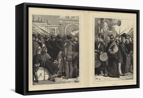 The German Occupation of Amiens-Sir James Dromgole Linton-Framed Premier Image Canvas