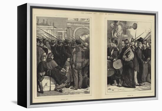 The German Occupation of Amiens-Sir James Dromgole Linton-Framed Premier Image Canvas