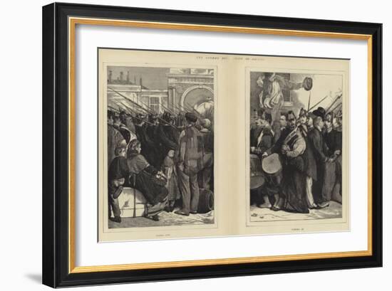 The German Occupation of Amiens-Sir James Dromgole Linton-Framed Giclee Print