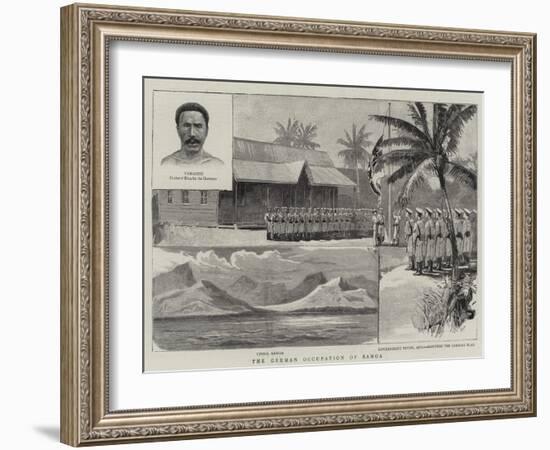 The German Occupation of Samoa-null-Framed Giclee Print