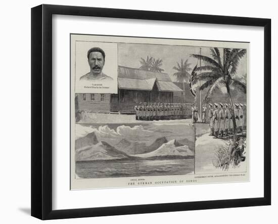 The German Occupation of Samoa-null-Framed Giclee Print