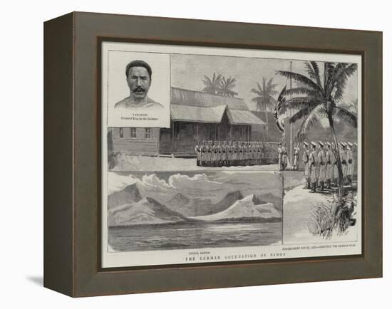 The German Occupation of Samoa-null-Framed Premier Image Canvas