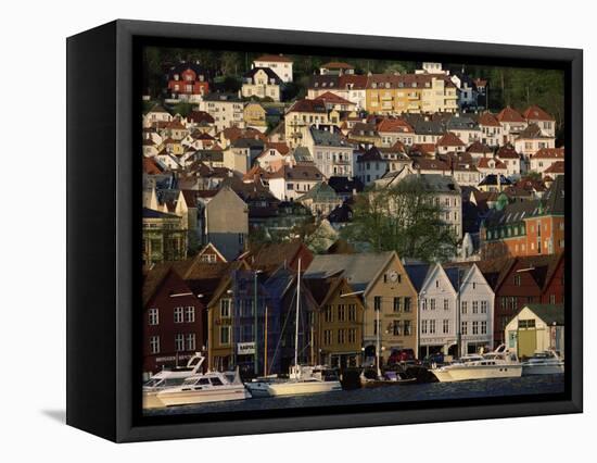 The German Quarter, Bergen, Norway, Scandinavia, Europe-Sylvain Grandadam-Framed Premier Image Canvas