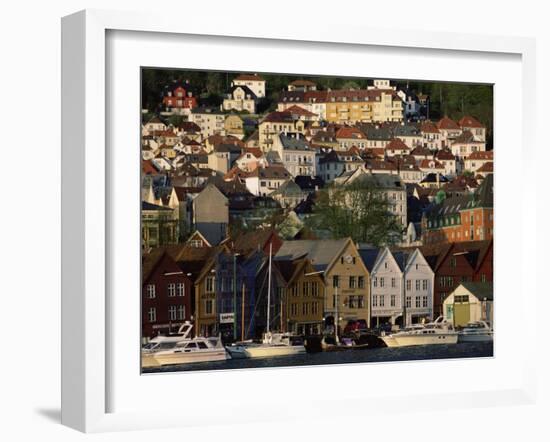 The German Quarter, Bergen, Norway, Scandinavia, Europe-Sylvain Grandadam-Framed Photographic Print